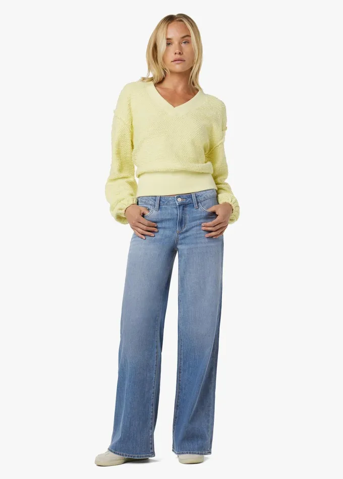 Women Wide Leg Joe039s Jeans THE LOU LOU Hot Shot