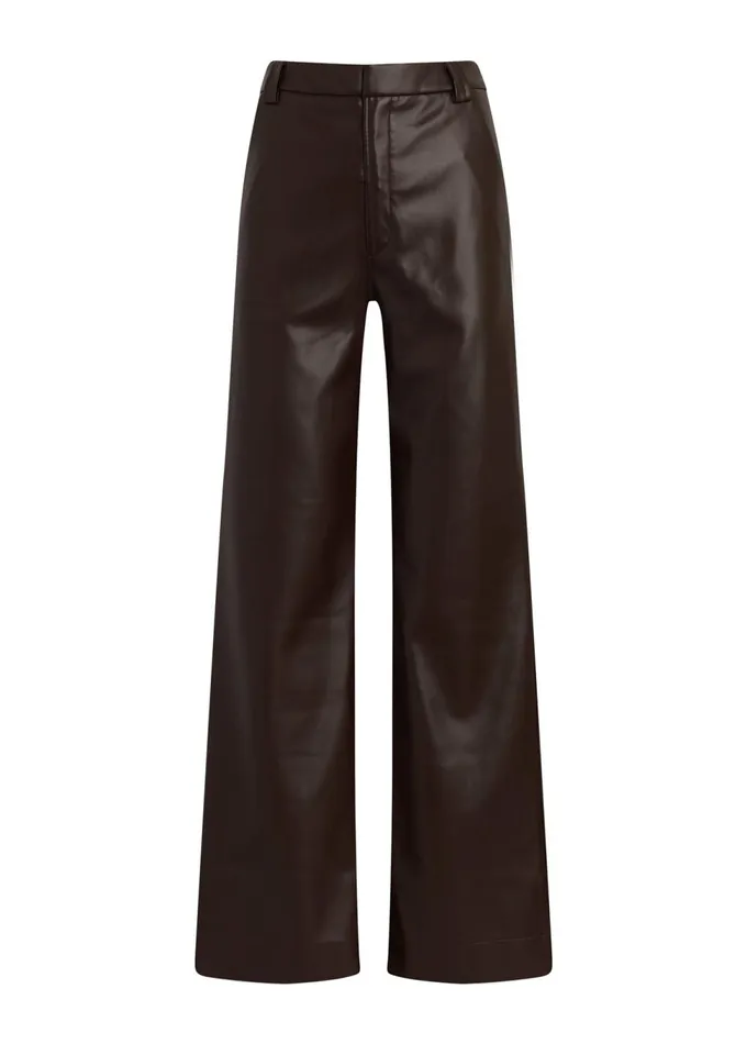 Women Wide Leg Joe039s Jeans THE MIA Coffee Bean