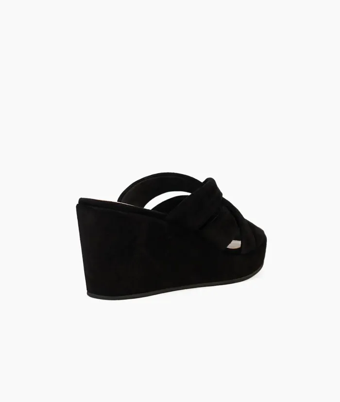Women Wilona Wedge 8211 Black Pelle Moda Wedges Women Wilona Wedge 8211 Black Pelle Moda Wedges