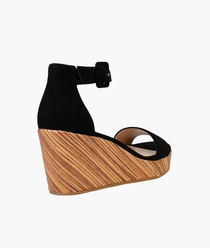 Women Witten Wedge 8211 Black Pelle Moda Wedges
