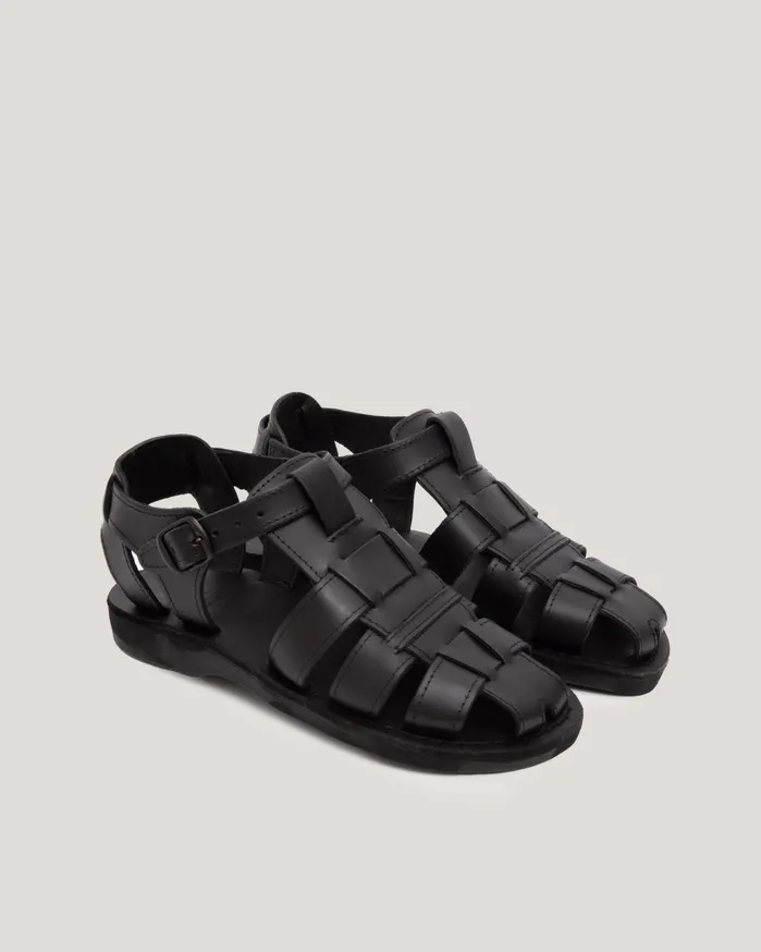 Women Women039s Caged Sandal Black YMC Sandals