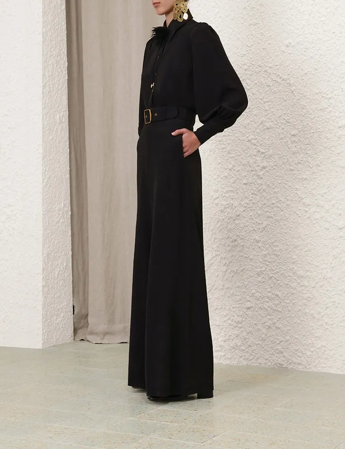 Women Zimmermann Clothing Blouson Shirt Black