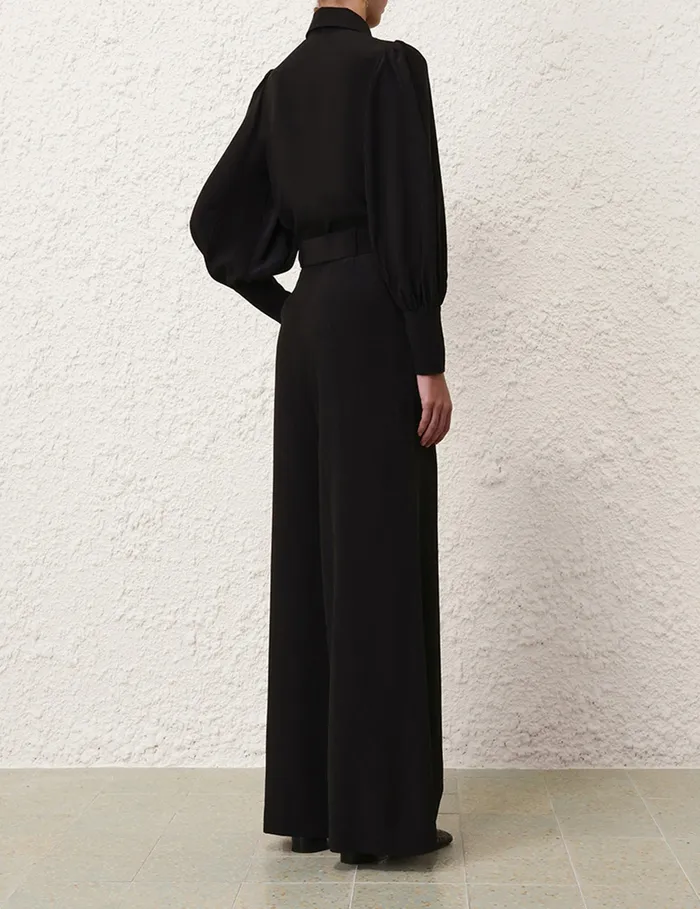 Women Zimmermann Clothing Blouson Shirt Black
