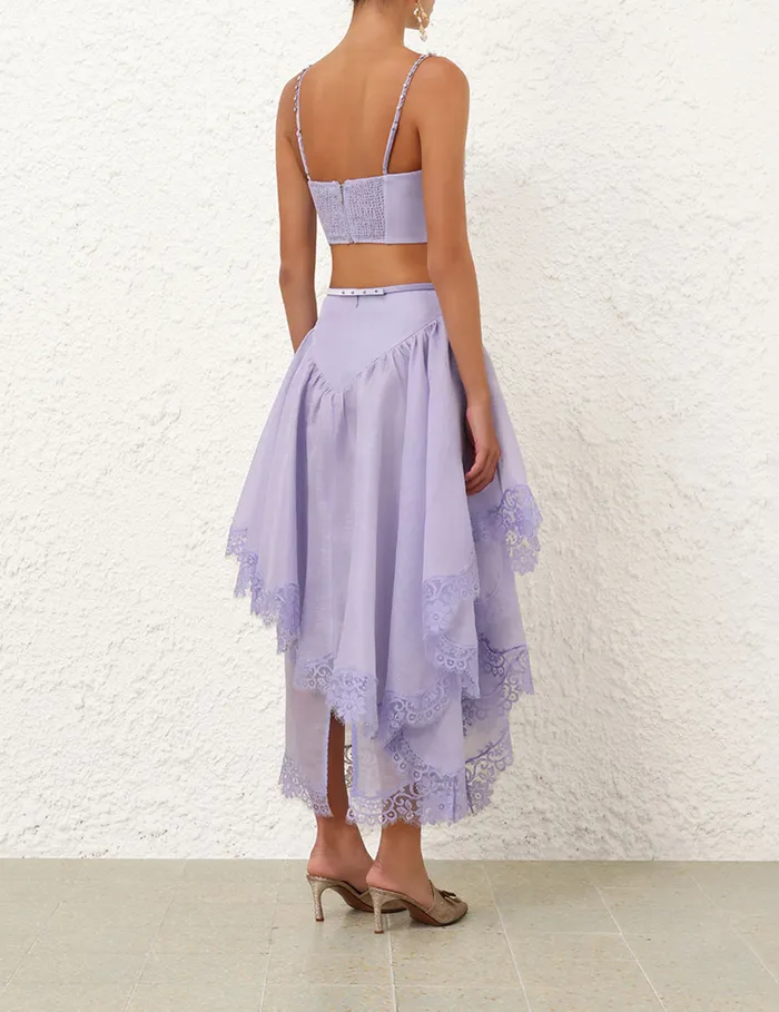 Women Zimmermann Clothing Crush Twist Front Bralette Jacaranda