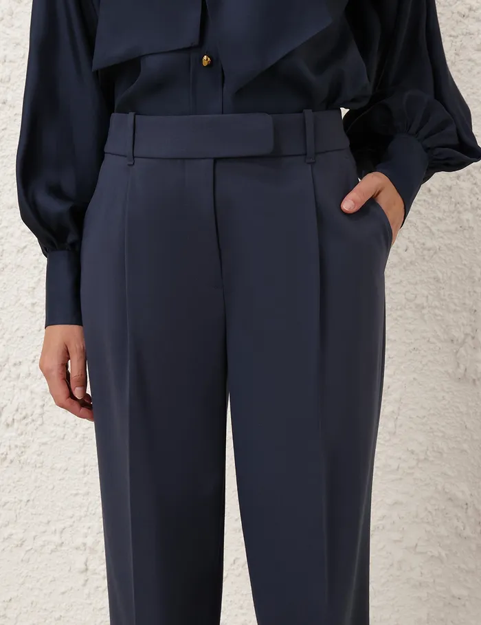 Women Zimmermann Clothing Eden Straight Leg Pant Marine