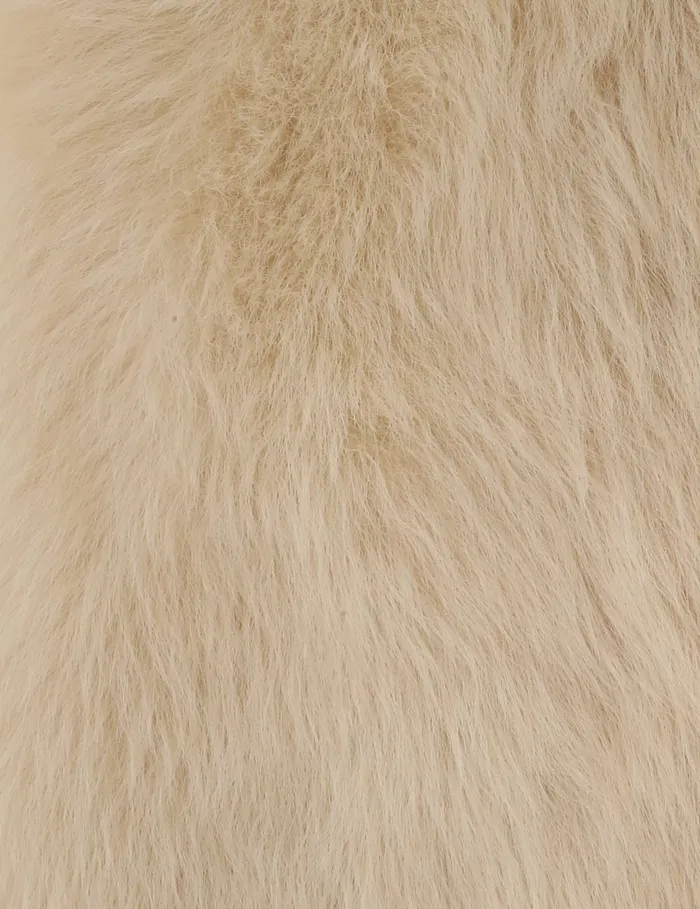 Women Zimmermann Clothing Illustration Shearling Coat Cream