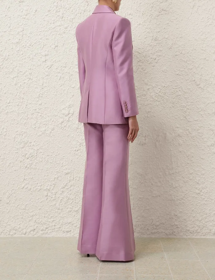 Women Zimmermann Clothing Illustration Tailored Jacket Lilac