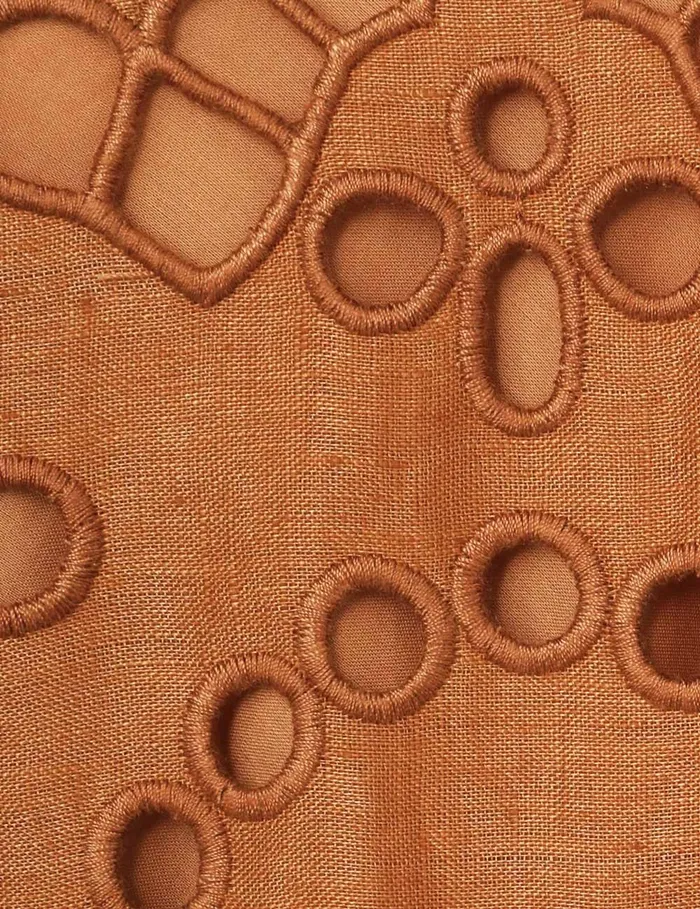 Women Zimmermann Dresses and Coverups Pop Embroidered Midi Dress Tan