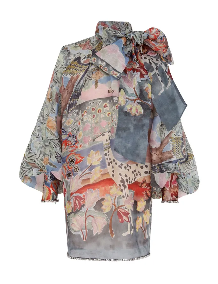 Women Zimmermann Dresses Illustration Billow Shift Eden Garden