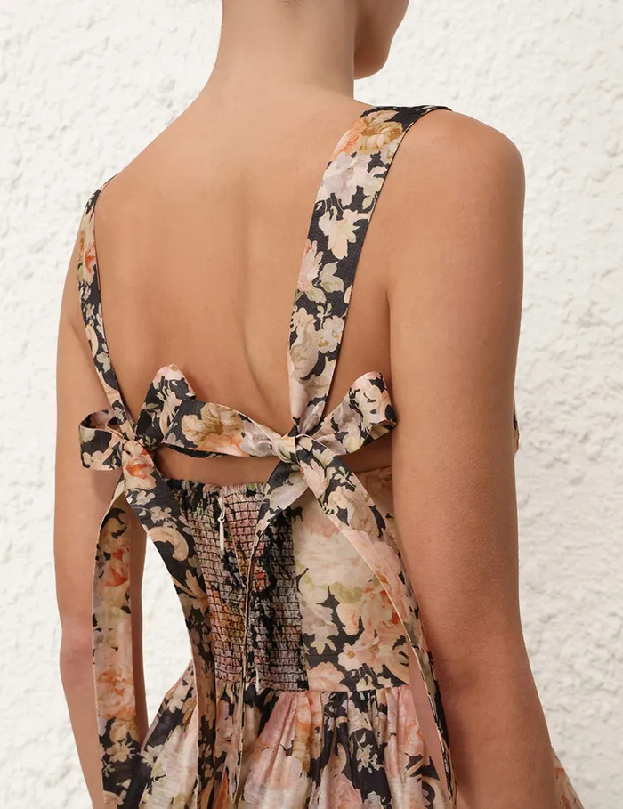 Women Zimmermann Dresses Illustration Midi Dress Tea Rococo Floral