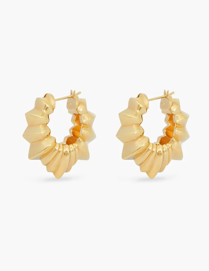 Women Zimmermann Earrings Deco Hoops Gold
