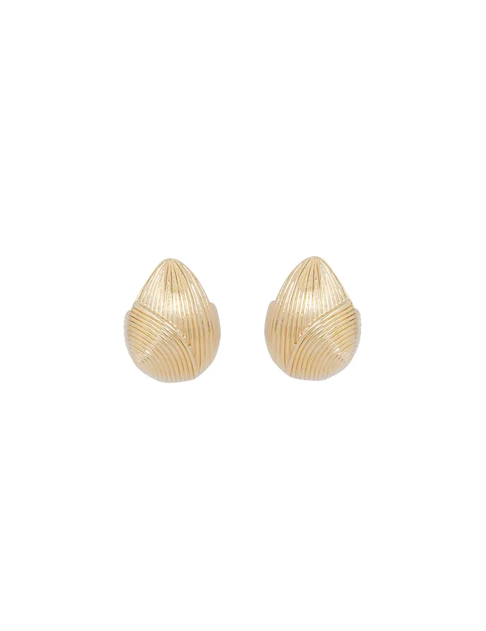 Women Zimmermann Earrings Pebble Mini Studs Gold