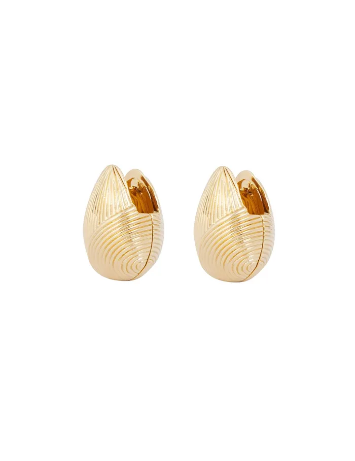 Women Zimmermann Earrings Pebble Mini Studs Gold