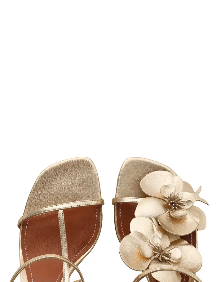 Women Zimmermann Heels Orchid Sandal 85 Gold