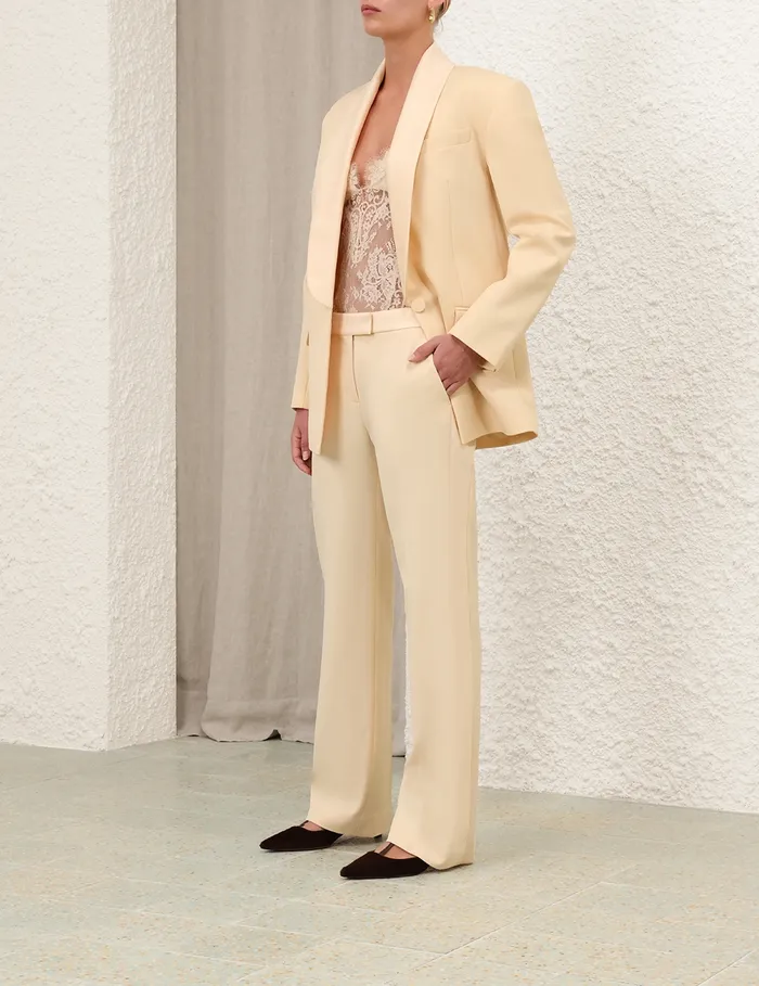 Women Zimmermann Jackets and Coats Illustration Shawl Tux Jacket Tea