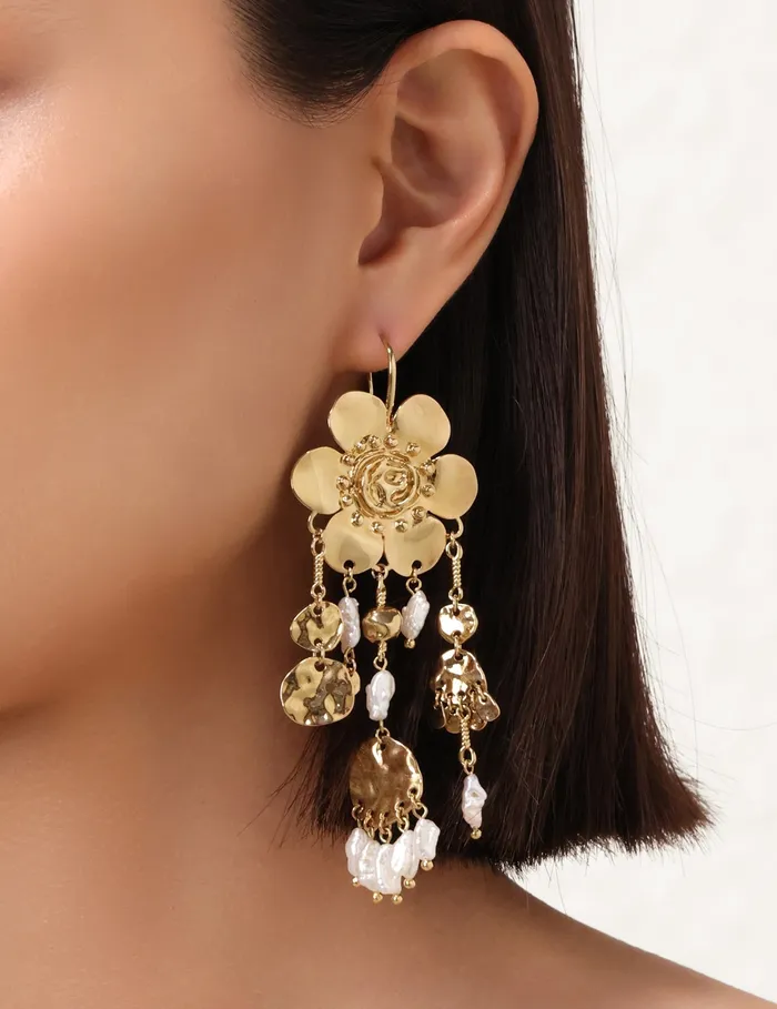 Women Zimmermann Jewellery Bellis Chandeliers Goldpearl