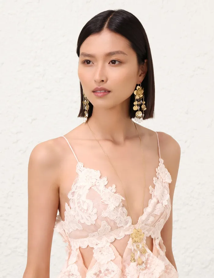 Women Zimmermann Jewellery Bellis Chandeliers Goldpearl