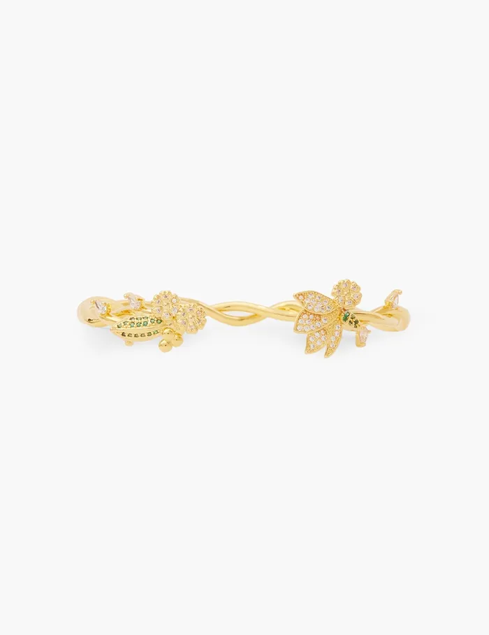 Women Zimmermann Jewellery Bloom Cuff Goldgreen