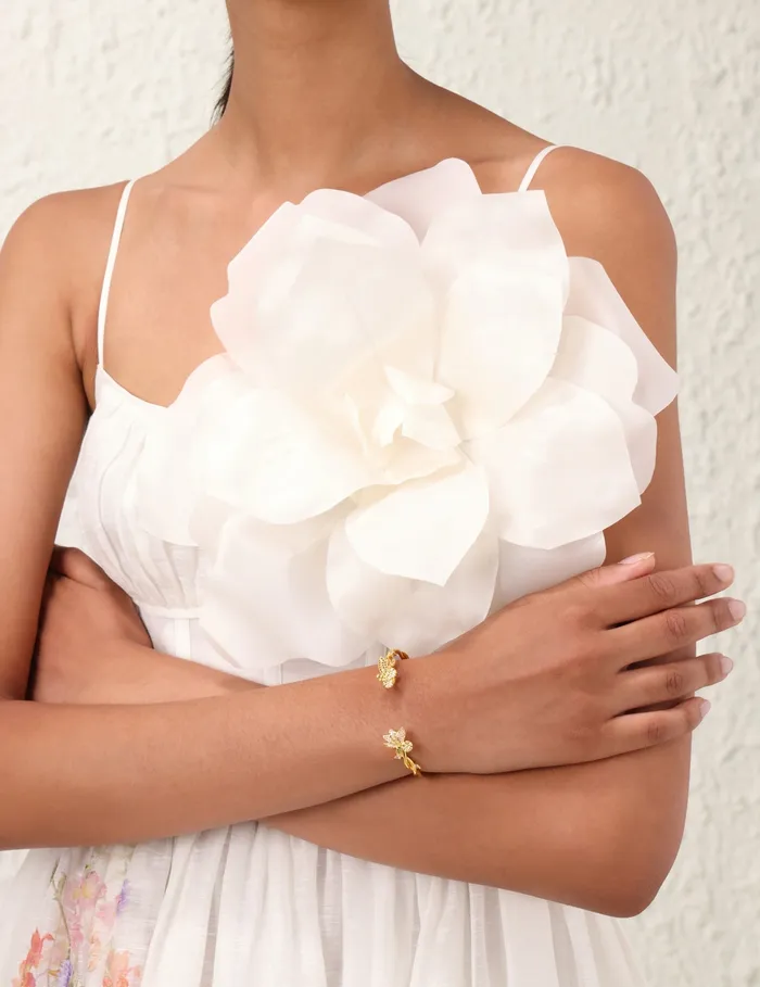 Women Zimmermann Jewellery Bloom Cuff Goldgreen