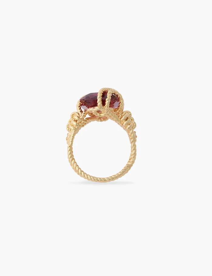 Women Zimmermann Jewellery Bloom Ring Goldburgundy