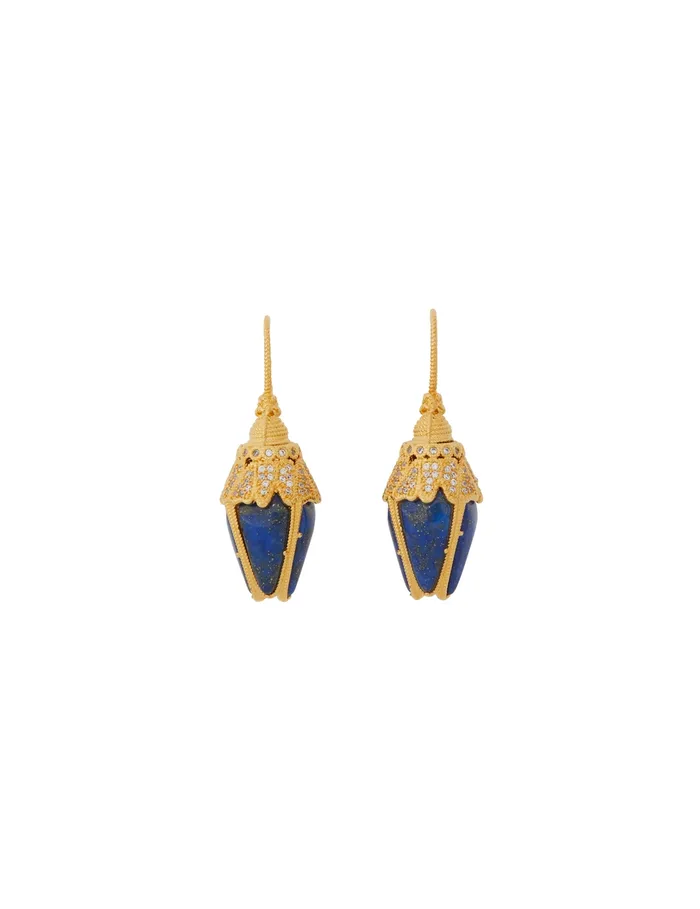 Women Zimmermann Jewellery Bloom Teardrops Goldlapis