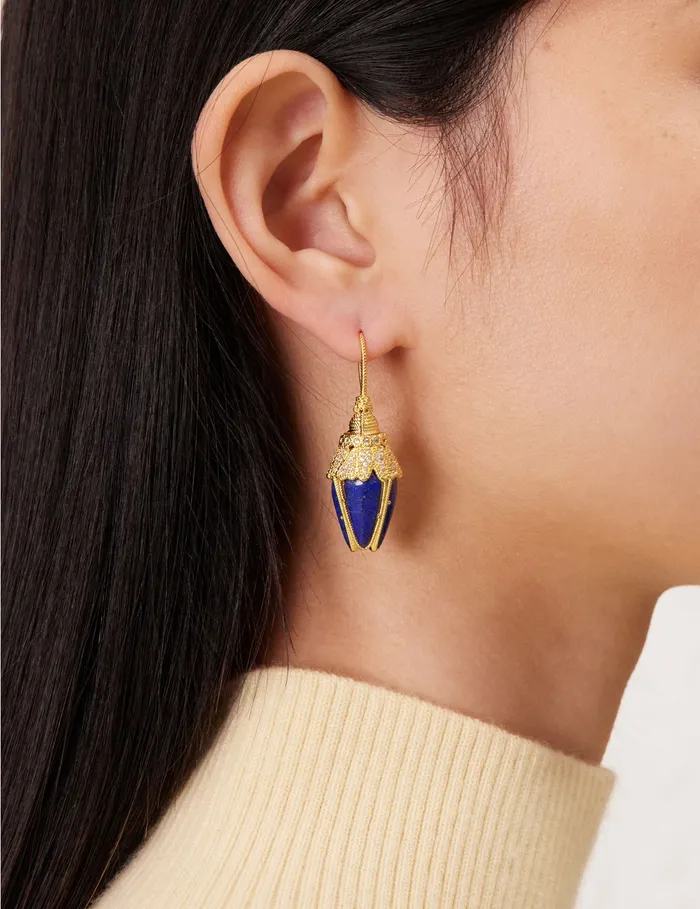 Women Zimmermann Jewellery Bloom Teardrops Goldlapis