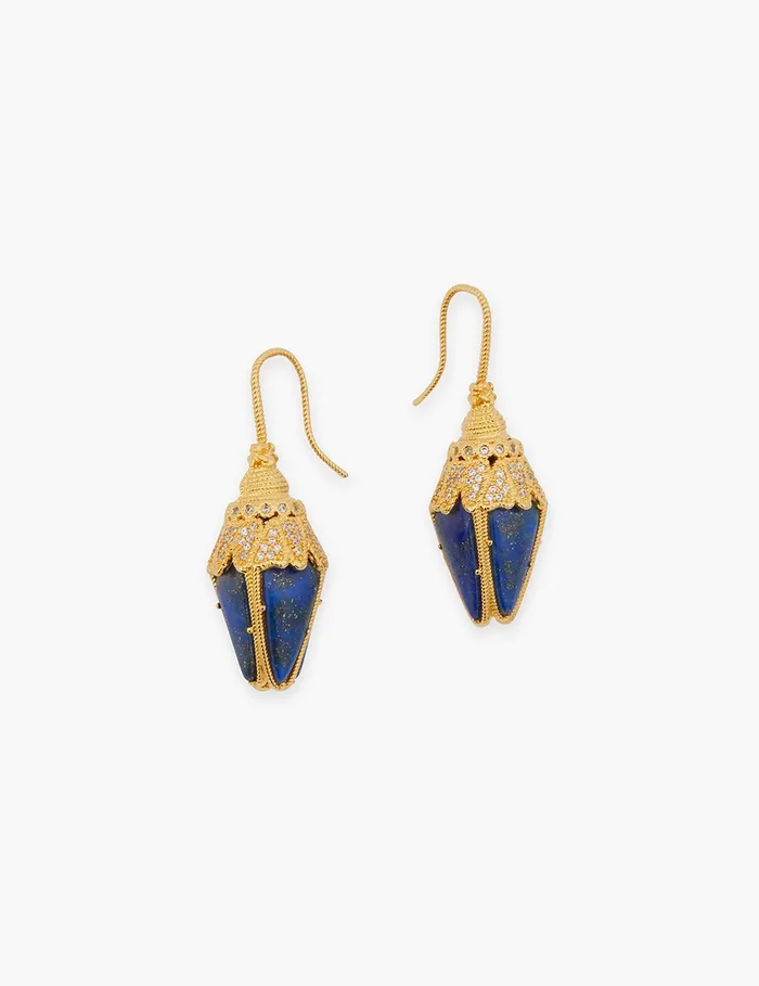 Women Zimmermann Jewellery Bloom Teardrops Goldlapis