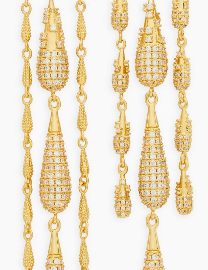 Women Zimmermann Jewellery Midnight Chandelier Gold