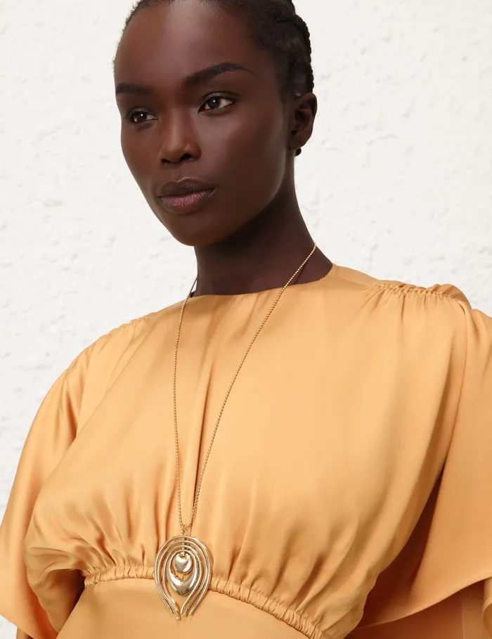 Women Zimmermann Jewellery Muse Pendant Gold