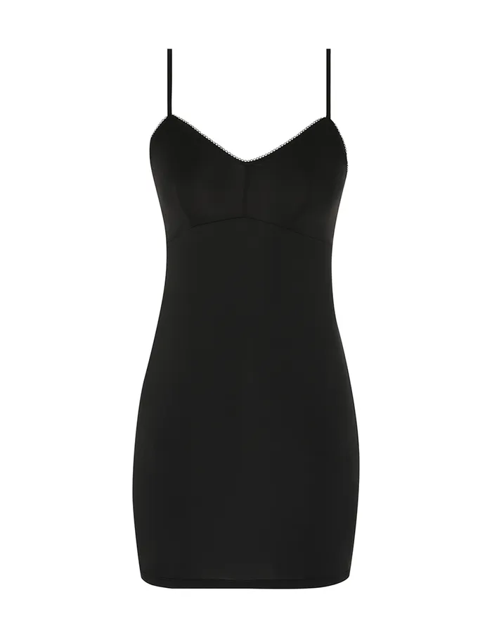 Women Zimmermann Knitwear Crush High Neck Frilled Mini Black
