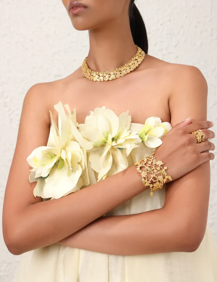 Women Zimmermann Necklaces Bloom Necklace Goldgreen