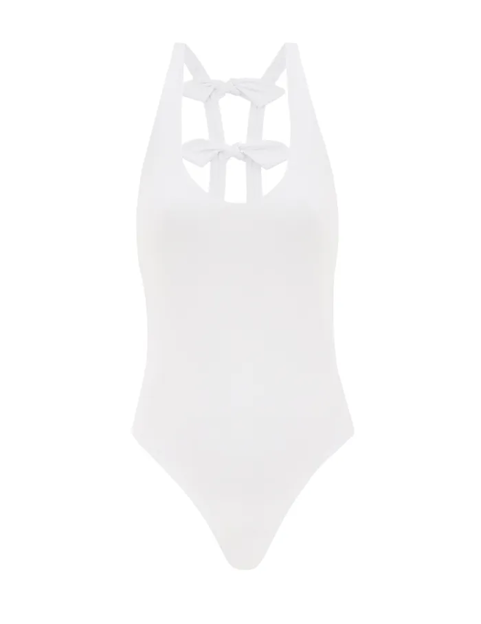 Women Zimmermann One Pieces Everley Scoop Bow 1pc Ivory