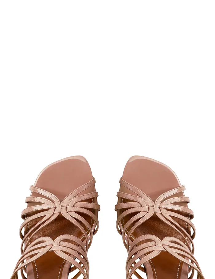 Women Zimmermann Sandals Aura Mule Sandal 85 Peach