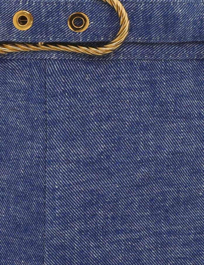 Women Zimmermann Shorts and Pants Eden Chambray Flare Pant Chambray