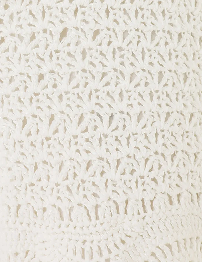 Women Zimmermann Shorts and Pants Lightburst Textured Shorts Ivory