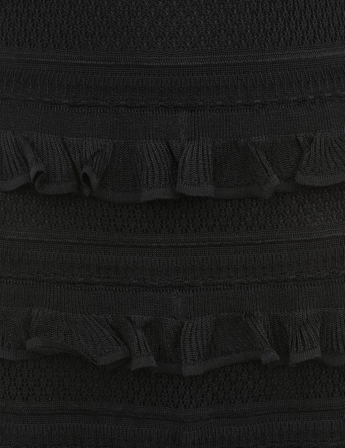 Women Zimmermann Skirts Illustration Frilled Skirt Black