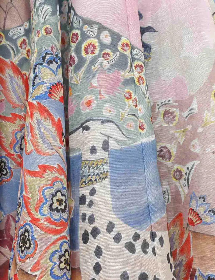 Women Zimmermann Skirts Illustration Godet Skirt Eden Garden