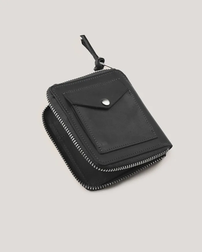Women Zip Wallet Black YMC Bags and Wallets