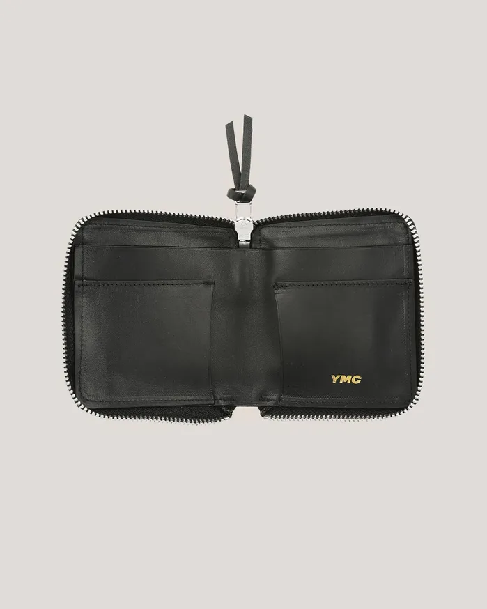 Women Zip Wallet Black YMC Bags and Wallets