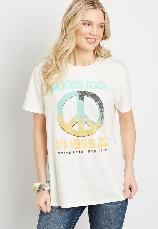 Woodstock Oversized Graphic Tee Women Maurices Tops