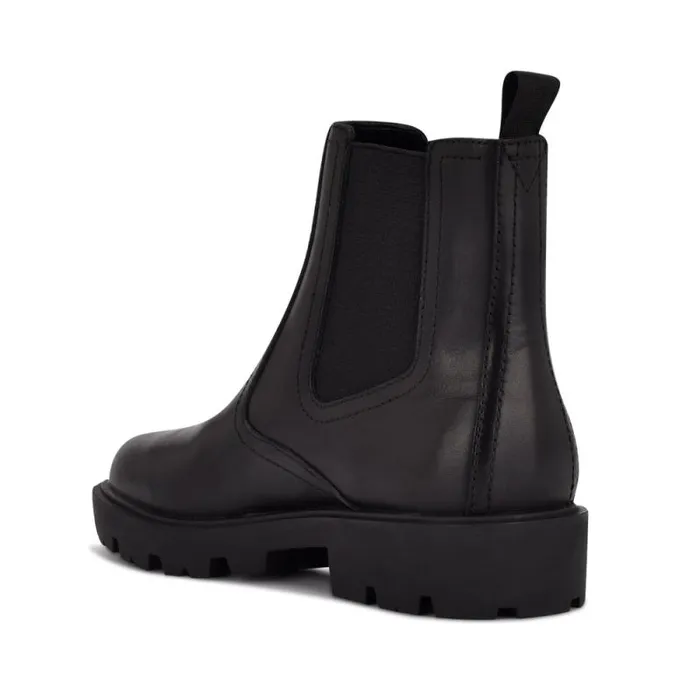 Yeeps Chelsea Lug Sole Booties Black Women Nine West Boots and Booties